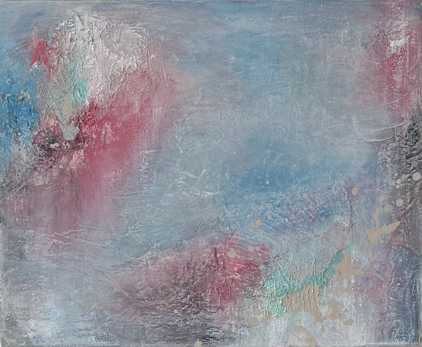 Gedankengeschichte Technik: Acryl auf Leinwand Masse: 40 × 55 cm Preis: 420 CHF