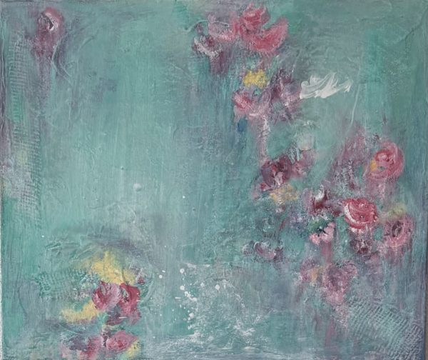 Frühlingsblüte Acryl auf Leinwand Maße: 40 × 50 cm Preis: 520 CHF